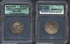 Ptolemaic Egypt. Ptolemy XII, 55-51 B.C. (second reign). AR tetradrachm minted at Alexandria, dated year 29 (52/1 B.C.). Diademed head right of Ptolemy I with aegis/Eagle standing left on thunderbolt;