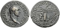 Bithynia, Asia Minor. Titus (79 - 81 AD). AE (27.1 mm, 12.01 gm, 12h). AYTOKPA TITOΣ KAIΣAP ΣEBAΣ YIOΣ; laureate head of Titus to r. / EΠI M MAIKIOY POYΦOY ANΘYΠATOY (in the proconsulship of M. Maecus