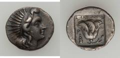 MACEDON - CARIAN ISLANDS. Lot of five (5) AR. Includes: MACEDONIAN KINGDOM. Alexander III the Great AR drachm / EUBOIA. Chalcis AR drachm / EUBOIA. Histiaia AR tetrobol / THESSALY. Thessalian League A