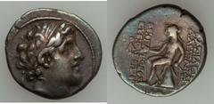 SELEUCID KINGDOM. Alexander I - Demetrius II. Lot of three (3) AR didrachm and drachms. Includes: Alexander I drachm (Apollo reverse) / Antiochus VII drachm (Nike reverse) / Demetrius II didrachm (eag
