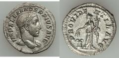 ROMAN EMPIRE. Caracalla - Severus Alexander. Lot of two (2) AR denarii. Caracalla (AD 198-217). AR denarius (3.34 gm). Rome, AD 211. Laureate head right / Fides standing between two standards. RIC 213