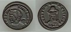 ROMAN EMPIRE. Constantine I the Great (AD 307/310-337). Lot of four (4) Æ folles. Reverses include: Globe on altar / Sol (2) / Campgate. Very Fine to Extremely Fine. Ex Coin Galleries (25 May 1988), l