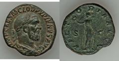 Pupienus (AD 238). AE sestertius (30mm, 14.87 gm, 12h).  Rome, April-July 238 AD. IMP C M CLOD PVPIENVS AVG, laureate, draped and cuirassed bust of Pupienus right / VICTORIA AVGG, Victory standing lef
