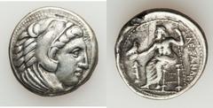 MACEDON-SYRIA. Lot of two (2) Hellenistic tetradrachms. Includes: (1) MACEDONIAN KINGDOM. Alexander III the Great (336-323 BC), AR tetradrachm, lifetime issue of Amophipolis, 325-323 BC. Price 78. Ton