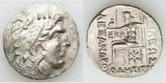 Ancients Greek MACEDONIAN KINGDOM. Alexander III the Great (336-323 BC). Lot of two (2) late posthumous tetradrachms. Both the same issue of of Odessus, ca. 89-85 BC. Head of Heracles right wearing li