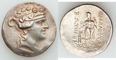 Ancients Greek THRACIAN ISLANDS. Thasos. Ca. 148-90 BC. Lot of two (2) AR tetradrachms.  Both of types wreathed head right of young Dionysus / Heracles standing left, resting right hand on grounded cl