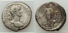 Ancients Roman Provincial CILICIA. Aegaea. Hadrian (AD 117-138). Lot of two (2) BI tridrachms. Both struck AD 117/8. Reverse types include: (1) Amaltheia (?) standing left holding cornucopia and infan