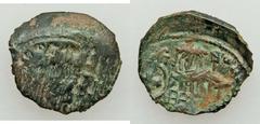 Andronicus II Palaeologus (1282-1328), with Michael IX. Lot of nine (9) Æ trachy.  A diverse group including Sear numbers 2360, 2370, 2373, 2377, 2379, 2383, 2385, 2387, and 2391. Condition typically 