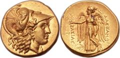 SELEUCID KINGDOM. Seleucus I Nicator, as Satrap (320-305 BC). AV stater (19mm, 8.56 gm, 1h).  Babylon, first reign as Satrap, ca. 320-316 BC, in the name and types of Alexander III the Great of Macedo