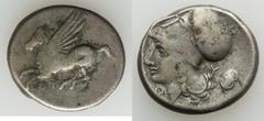 Ancients Ancient Lots ANCIENT LOTS. Greek. Corinthia-Corinth (4th century BC). Lot of two (2) AR staters. Fine. Lot includes: Corinthia-Corinth, AR stater - Pegasus / Athena (2 types) SOLD AS IS, NO R