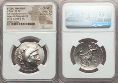 Ancients Greek LYCIA. Phaselis. Ca. 218-185 BC. AR tetradrachm (16.76 gm). NGC Choice VF 4/5 - 4/5. Posthumous issue in the name and type of Alexander III the Great of Macedon, dated CY 16 (203/2 BC).
