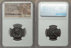 Ancients Ancient Lots ANCIENT LOTS. Roman Provincial. Egypt. Alexandria. Ca. AD 253-282. Lot of two (2) BI tetradrachms. NGC VF-Choice VF. Lot includes: Valerian I (AD 253-260). Year 3 (AD 255/6). BI 