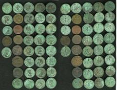 Lot of thirty-seven large folles. Includes: Diocletian (7) // Maximianus (8) // Galerius (14) // Constantius I (6) // Maxentius // Maximinus II Daia. Average Fair to VF, most coins from a single hoard