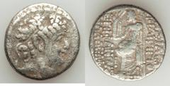 Ancients Ancient Lots ANCIENT LOTS. Seleucid Kingdom. Philip I Philadelphus (ca. 95-75 BC). Lot of four (4) AR tetradrachms. Fine-VF. Includes: Philip I Philadelphus ca. 95-75 BC. (13.84 gm) // Philip