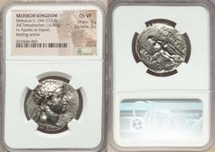 Ancients Ancient Lots ANCIENT LOTS. Greek. Seleucid Kingdom. Ca. 246-76/5 BC. Lot of two (2) AR tetradrachms. NGC VF-Choice VF. Includes: Seleucus II (246-225 BC), AR tetradrachm (16.43 gm), NGC Choic