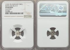 Hungary 7-Piece Lot of Certified Assorted Issues NGC, 1) Bela IV Obol ND (1235-1270) VF Details (Cleaned) 2) Bela IV Obol ND (1235-1270) Good Details (Cleaned) 3) Bela IV Obol ND (1235-1270) VF Detail