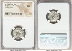 Ancients Ancient Lots ANCIENT LOTS. Roman Imperial. Ca. AD 218-222. Lot of four (4) AR denarii. NGC VF-AU. Includes: Elagabalus (AD 218-222), NGC AU // Elagabalus (AD 218-222), NGC Choice VF // Julia 