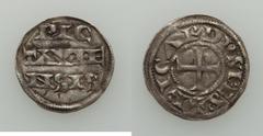 France Poitou. Richard I (1168-1185) 4-Piece Lot of Uncertified Deniers, 1) Denier ND - Good VF, Elias-8, W&F-340A 1/b. 19mm. 0.92gm. 2) Denier ND - XF, Elias-8b, W&F-343A 1/a. 19mm. 0.83gm. 3) Denier