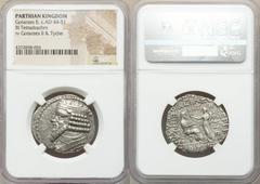 Ancients Ancient Lots ANCIENT LOTS. Parthian Kingdom. Gotarzes II (AD 44-51). BI tetradrachms. Lot of two (2) BI tetradrachms. NGC certified. Includes: (2) Parthian Kingdom. Gotarzes II (AD 44-51). BI