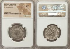 Ancients Ancient Lots ANCIENT LOTS. Roman Provincial. Syria. Antioch. Philip I (AD 244-249) and Herennius Etruscus (AD 251). Lot of three (3) BI tetradrachms. NGC VF. Includes: (2) Philip I (AD 244-24