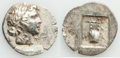 Ancients Greek LYCIAN LEAGUE. Masicytes. Ca. 1st century BC. AR hemidrachm (17mm, 1.81 gm, 1h). XF, scratch. LYCIAN LEAGUE. Masicytes. Ca. 1st century BC. AR hemidrachm (15mm, 1.90 gm, 12h). XF. Serie