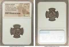 Ancients Vitellius (July-December AD 69). AR denarius (20mm, 3.10 gm, 5h). NGC Choice VF 5/5 - 3/5. Rome, late April-December AD 69. A VITELLIVS GERM IMP AVG TR P, laureate head of Vitellius right / X