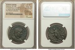 Ancients Balbinus (April-July AD 238). AE sestertius (32mm, 17.56 gm, 11h). NGC Choice VF 4/5 - 2/5, smoothing. Rome. IMP CAES D CAEL BALBINVS AVG, laureate, draped and cuirassed bust of Balbinus righ