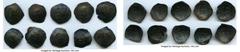 Ancients Ancient Lots ANCIENT LOTS. Byzantine. Late Byzantine era. Lot of ten (10) AE trachy. Good-VF. Includes: (10) Late Byzantine era AE trachy. Ten (10) coins in lot. SOLD AS IS, NO RETURNS.HID054