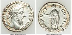 Ancients Roman Imperial Marcus Aurelius (AD 161-180). AR denarius (18mm, 3.29 gm, 6h). XF. Rome, AD 172-173. M ANTONINVS AVG-TR P XXVII, laureate head of Marcus Aurelius right / IMP V-I-COS III, Marcu