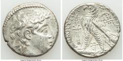 Ancients Greek SELEUCID KINGDOM. Demetrius II Nicator (second reign, 129-125 BC). AR tetradrachm (26mm, 13.64 gm, 12h). XF. Tyre, dated Seleucid Era 183 (130/29 BC). Diademed, beardless, draped bust o