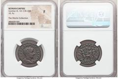 Ancients Roman Imperial Gordian III (AD 238-244). AE as (24mm, 12h). NGC Fine. Rome, AD 241-243. IMP GORDIANVS PIVS FEL AVG, laureate, draped and cuirassed bust of Gordian III right, seen from behind 