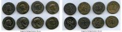 Ancients Ancient Lots ANCIENT LOTS. Roman Provincial. AD 3rd century. Lot of eight (8) BI tetradrachms. VF-XF. Includes: Eight (8) BI tetradrachms, various rulers. Total eight (8) coins in lot. SOLD A