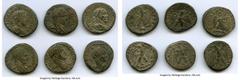Ancients Ancient Lots ANCIENT LOTS. Roman Provincial. AD 3rd century. Lot of six (6) BI tetradrachms. VF, Silvering. Includes: BI tetradrachm (6), various rulers. Total six (6) coins in lot. SOLD AS I