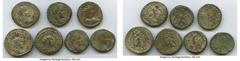 Ancients Ancient Lots ANCIENT LOTS. Roman Provincial. AD 3rd century. Lot of seven (7) BI tetradrachms. VF, Silvering. Includes: BI tetradrachm (7), various rulers. Total seven (7) coins in lot. SOLD 
