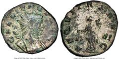 Ancients Roman Imperial Gallienus, sole reign (AD 253-268). BI antoninianus (21mm, 3.05 gm, 7h). NGC Choice VF, Silvering. Rome, 6th officina, AD 261-262. GALLIENVS AVG, radiate, cuirassed bust of Gal