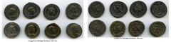 Ancients Ancient Lots ANCIENT LOTS. Roman Provincial. AD 3rd century. Lot of eight (8) BI tetradrachms. About VF-Choice VF. Includes: (8) BI tetradrachms, various rulers. Total eight (8) coins in lot.