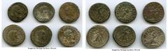 Ancients Ancient Lots ANCIENT LOTS. Roman Provincial. AD 3rd century. Lot of six (6) BI tetradrachms. About VF-VF. Includes: (6) BI tetradrachms, various rulers. Total six (6) coins in lot. SOLD AS IS