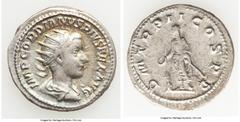 Ancients Roman Imperial Gordian III (AD 238-244). AR antoninianus (23mm, 5.06 gm, 6h). About VF. Rome, AD 240. IMP CAES M ANT GORDIANVS AVG, radiate, draped and cuirassed bust of Gordian right, seen f