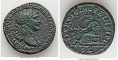 Ancients Roman Imperial Trajan (AD 98-117). AE sestertius (34mm, 23.79 gm, 7h). Fine, tooled, smoothed, recut legends. Rome, 103 AD. IMP CAES NERVA TRAIANO AVG GER DAC P M TR P COS VII, laureate bust 