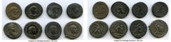 Ancients Ancient Lots ANCIENT LOTS. Roman Provincial. AD 3rd century. Lot of eight (8) BI tetradrachms. XF. Includes: BI tetradrachm (8), various rulers. Total eight (8) coins in lot. SOLD AS IS, NO R