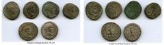Ancients Ancient Lots ANCIENT LOTS. Roman Provincial. AD 3rd century. Lot of six (6) BI tetradrachms. XF. Includes: BI tetradrachm (6), various rulers. Total six (6) coins in lot. SOLD AS IS, NO RETUR