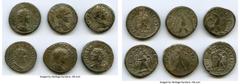 Ancients Ancient Lots ANCIENT LOTS. Roman Provincial. AD 3rd century. Lot of six (6) BI tetradrachms. XF. Includes: BI tetradrachm (6), various rulers. Total six (6) coins in lot. SOLD AS IS, NO RETUR