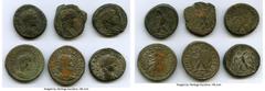 Ancients Ancient Lots ANCIENT LOTS. Roman Provincial. AD 3rd century. Lot of six (6) BI tetradrachms. VF. Includes: BI tetradrachm (6), various rulers. Total six (6) coins in lot. SOLD AS IS, NO RETUR