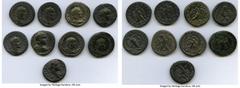 Ancients Ancient Lots ANCIENT LOTS. Roman Provincial. AD 3rd century. Lot of nine (9) BI tetradrachms. XF. Includes: BI tetradrachm (9), various rulers. Total nine (9) coins in lot. SOLD AS IS, NO RET