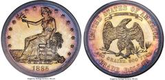 Proof Trade Dollars 1885 T$1 Trade PR63+ Cameo PCGS. CAC. Ex: Carter-Simpson. "It ranks in rarity with the finest 1804 dollar and certainly has no peer in rarity in the entire U.S. series of silver co