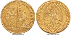 Italy Venice. Ludovico Manin gold 30 Zecchini ND (1789-1797) AU58+ NGC, KM-Unl., Fr-1438a (Rare), CNI-Unl., Paolucci-131.4 (R5), Bellesia-416 (R5). 104.79gm. A splendid gold multiple from this final V