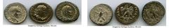 Ancients Ancient Lots ANCIENT LOTS. Roman Provincial. AD 3rd century. Lot of three (3) BI tetradrachms. Choice VF-Choice XF, Silvering. Includes: BI tetradrachm (3), various rulers. Total three (3) co