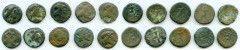 Ancients Ancient Lots ANCIENT LOTS. Greek. Characene Kingdom. Attambelus IV (ca. 53/4-63/4 AD). Lot of ten (10) BI tetradrachms. Good, countermarks. Includes: Various kings, Heracles reverse. Ten (10)