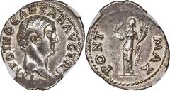 Ancients Roman Imperial Otho (15 January-16 April AD 69). AR denarius (21mm, 3.47 gm, 6h). NGC Choice XF 5/5 - 4/5. Rome, 9 March-mid April AD 69. IMP OTHO CAESAR AVG TR P, bare, bewigged head of Otho