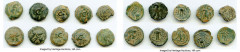 Ancients Ancient Lots ANCIENT LOTS. Greek. Ptolemaic Egypt. 2nd-1st centuries BC. Lot of ten (10) AE chalkons. Fine. Includes: Ten fractional AEs of various rulers and types. Total ten (10) coins. SOL